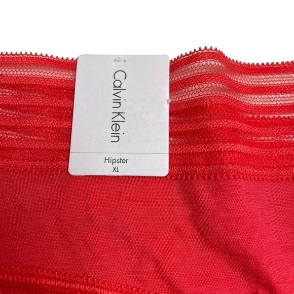 b.tempt’d by Wacoal Lace Kiss Hipster & Calvin Klein Striped Waist Hipster XL - Picture 8 of 12